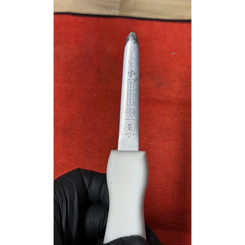 Sanitized‎ Mundial Brazil NSF Oyster Shucker Knife White Handle